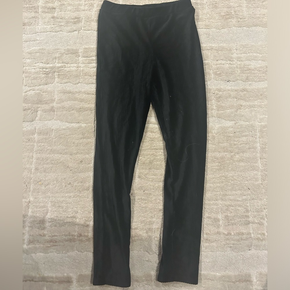 black soft velvet/ fleece almost